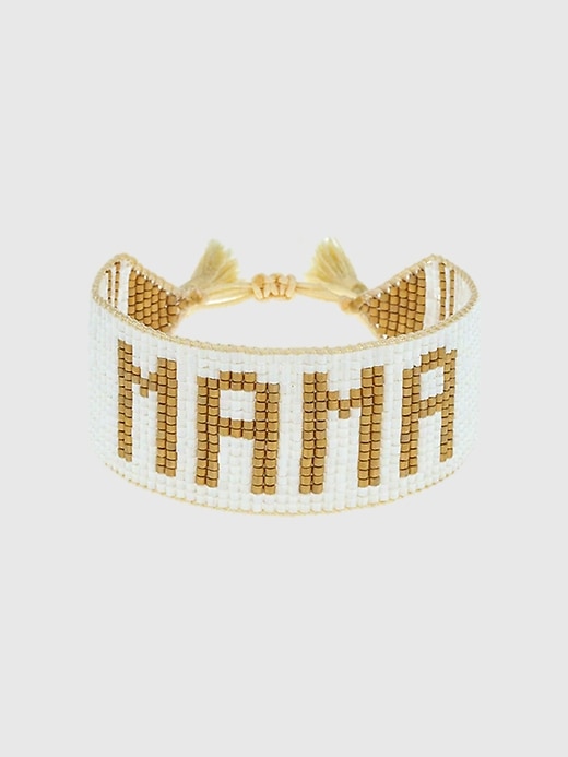 Image number 1 showing, HART White and Gold MAMA Bracelet