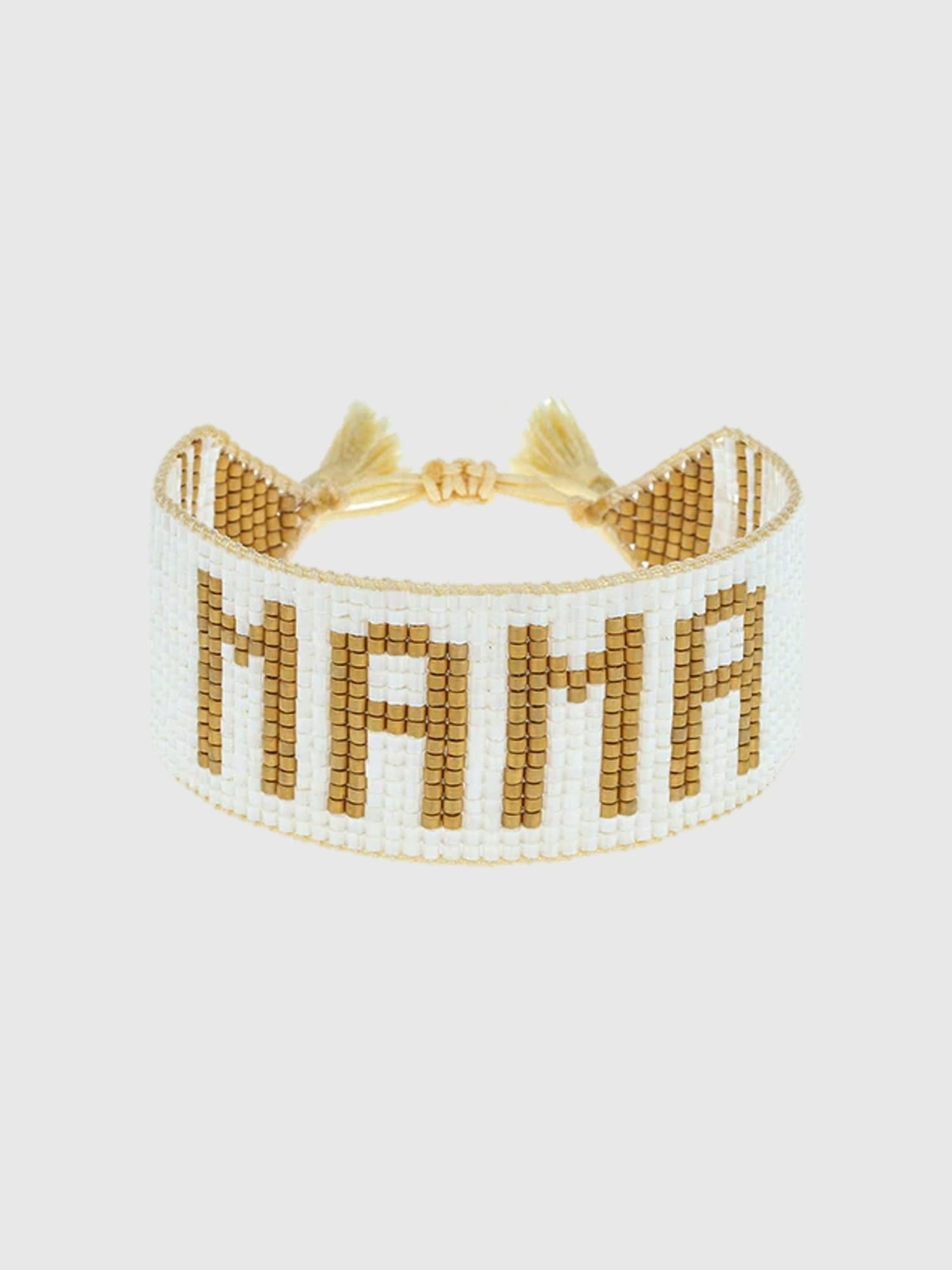 HART White and Gold MAMA Bracelet