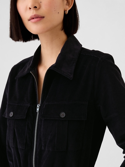 Image number 4 showing, Corduroy Utility Jumpsuit