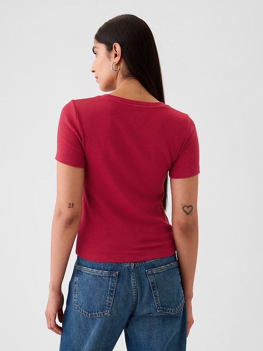 Image number 2 showing, Modern Cropped T-Shirt