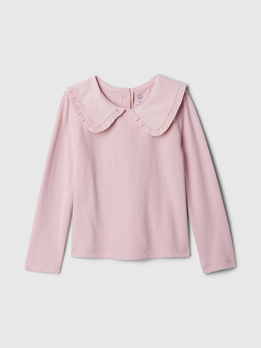 Image number 1 showing, Baby & Toddler Ruffle Collar T-Shirt