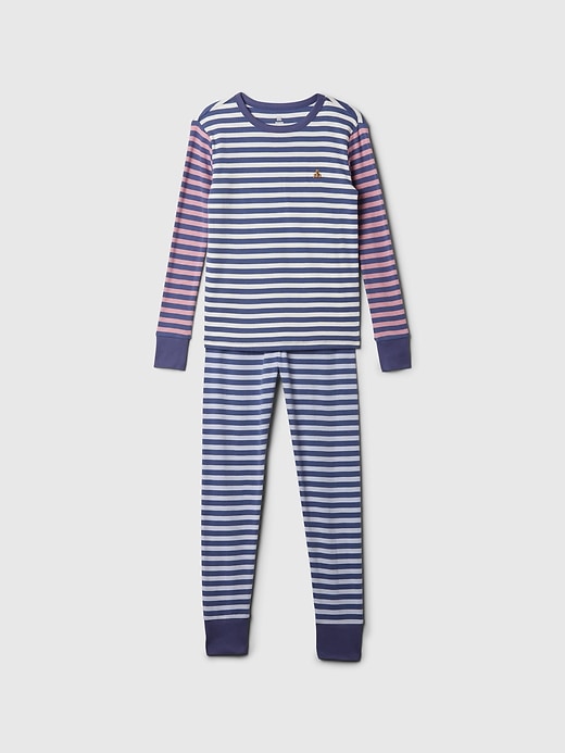 Image number 1 showing, Kids Organic Brushed Cotton PJ Set