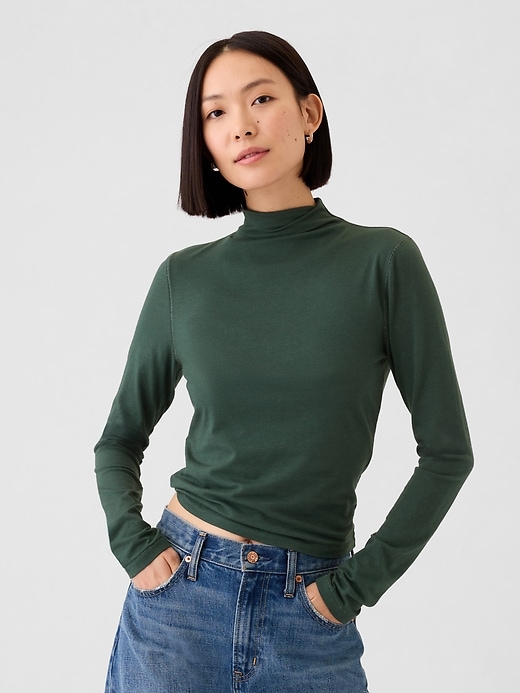 Image number 1 showing, Featherweight Turtleneck Top