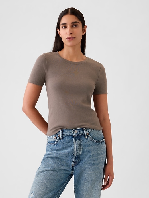 Image number 1 showing, Modern Cropped T-Shirt