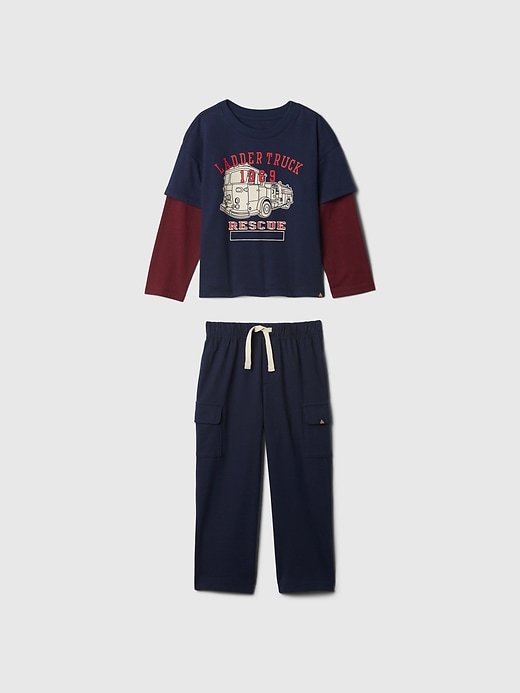 Image number 1 showing, babyGap Mix and Match Cargo Outfit Set