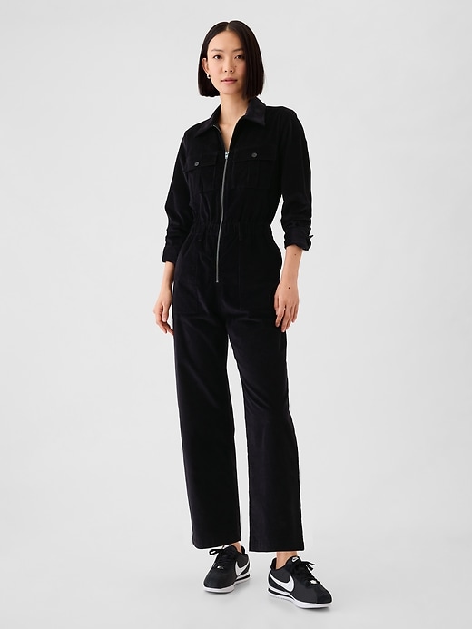 Image number 1 showing, Corduroy Utility Jumpsuit