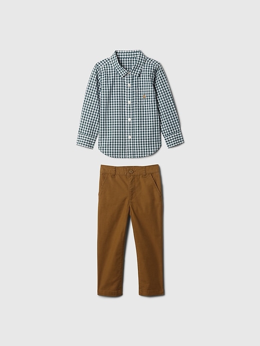 Image number 1 showing, babyGap Gingham Outfit Set