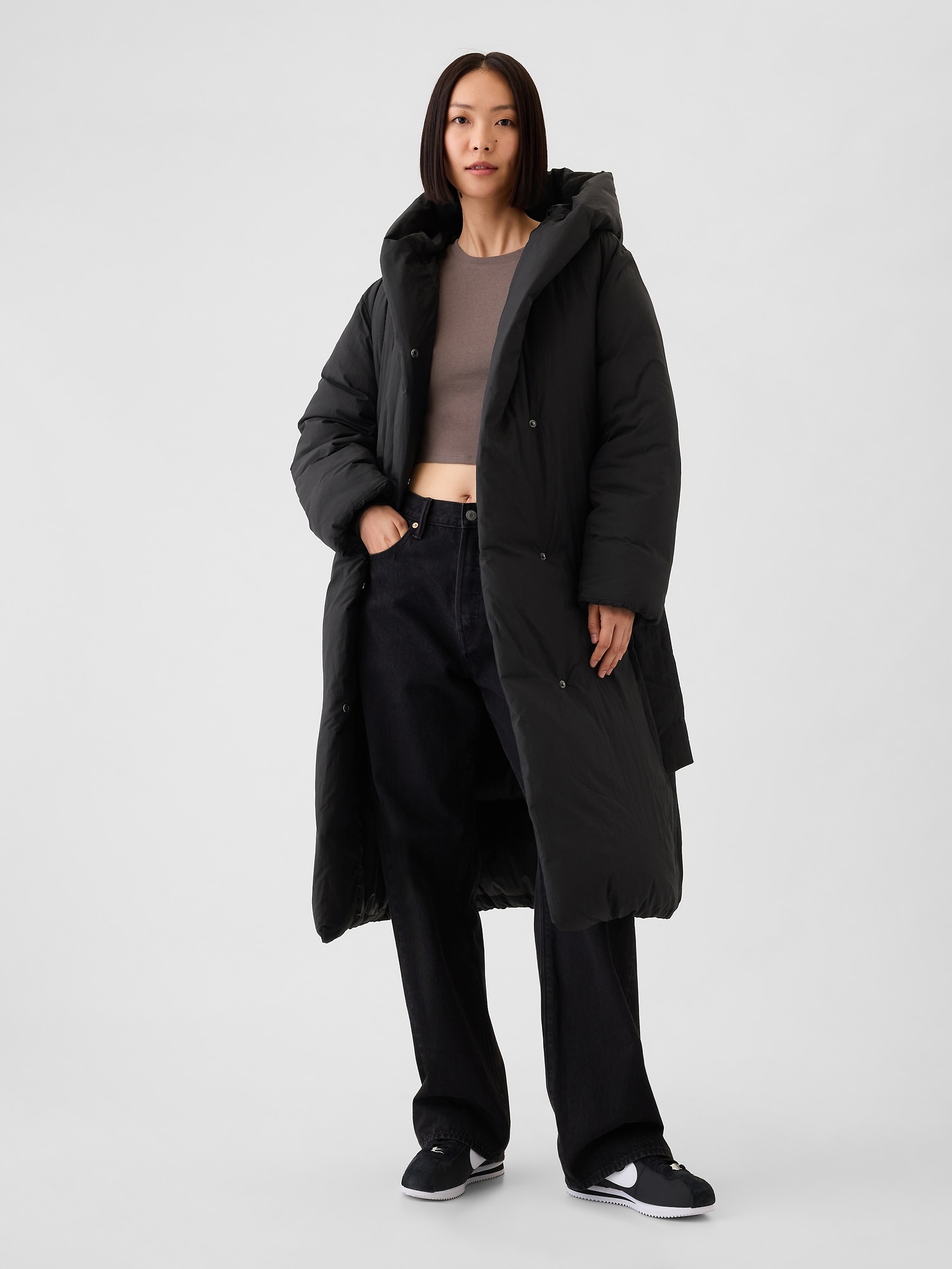 Big Puff Coat - Black