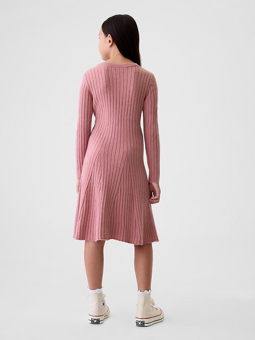 Image number 2 showing, Kids CashSoft Rib Sweater Dress