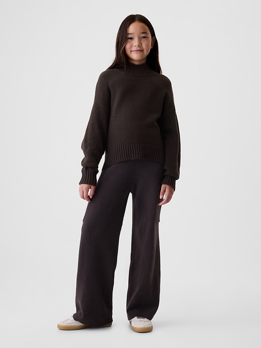 Image number 3 showing, Kids CashSoft Oversized Mockneck Sweater