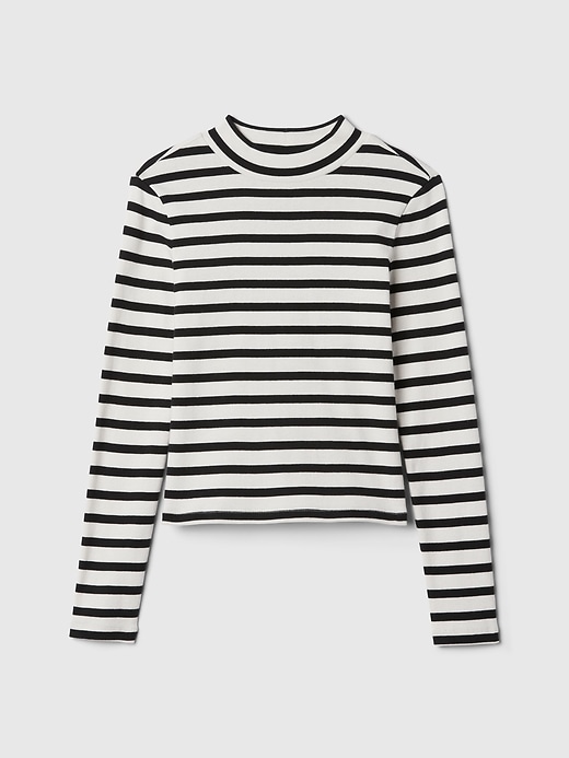 Image number 4 showing, Kids Rib Mockneck T-Shirt