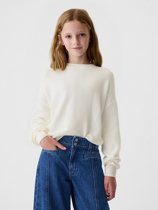 Image number 1 showing, Kids CashSoft Crewneck Sweater