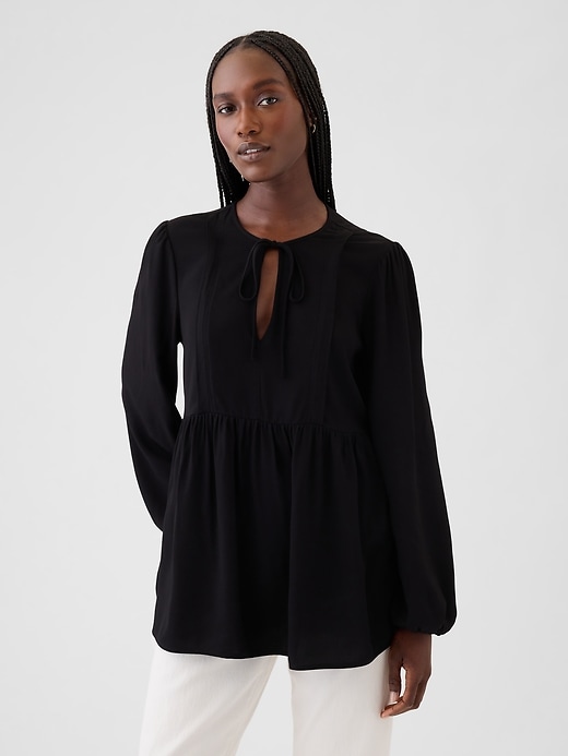 Image number 2 showing, Maternity Nursing Tiered Shirt