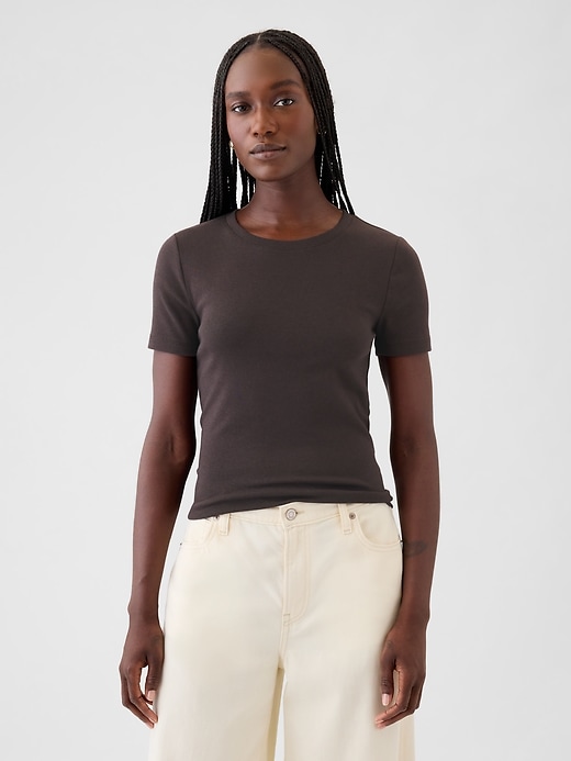 Image number 1 showing, Modern Cropped T-Shirt