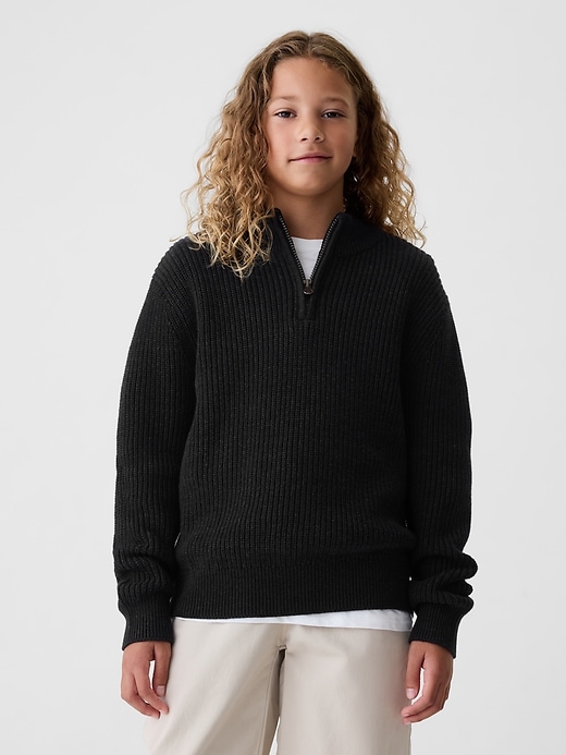 Image number 1 showing, Kids Shaker-Stitch Pullover Sweater