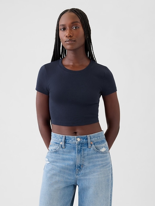 Image number 1 showing, Modern Cropped T-Shirt