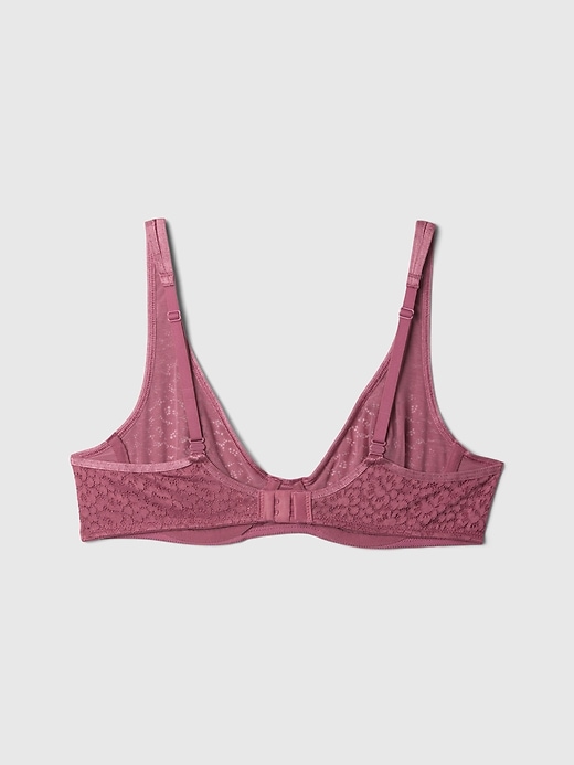 Image number 6 showing, Lace Unlined Semi-Demi Bra