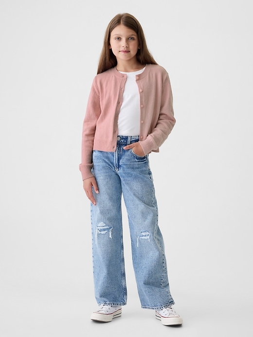 Image number 3 showing, Kids CashSoft Cropped Cardigan