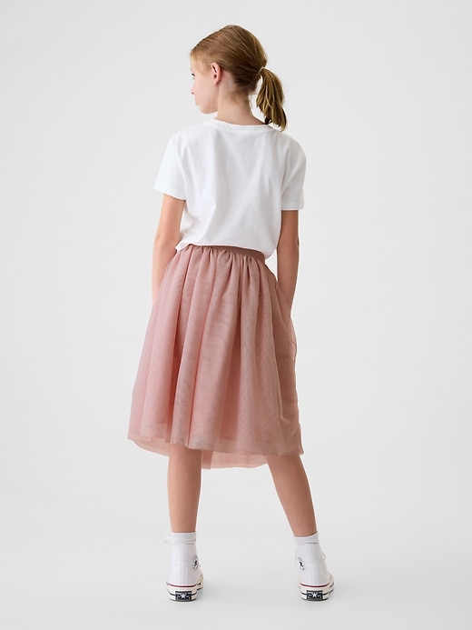 Image number 2 showing, Kids Tulle Midi Skirt