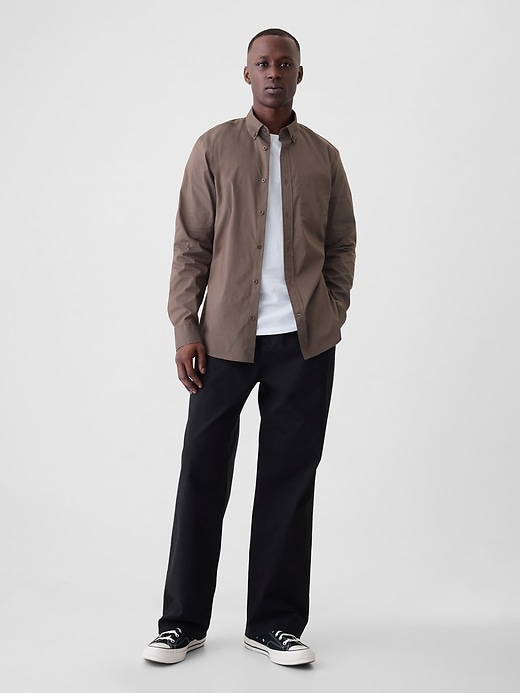 Image number 3 showing, All-Day Poplin Shirt in Standard Fit