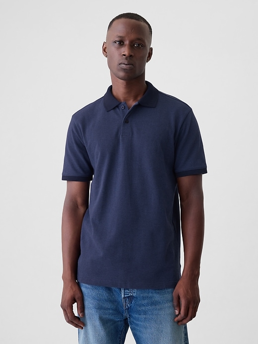 Image number 1 showing, Pique Polo Shirt