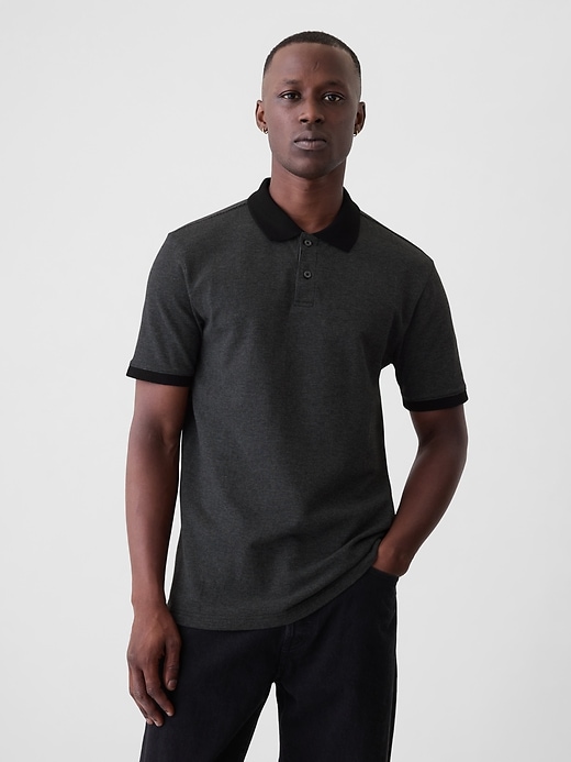 Image number 1 showing, Pique Polo Shirt