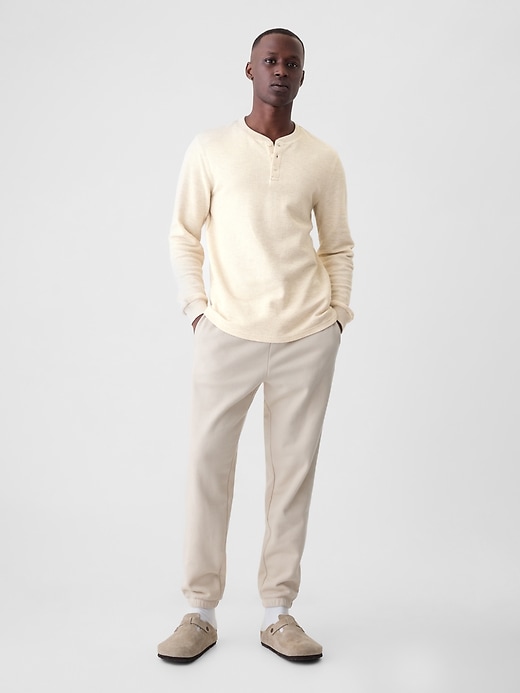 Image number 1 showing, Rib Henley PJ Shirt