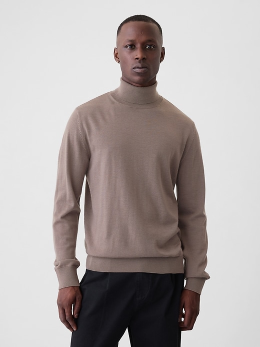 Image number 1 showing, Merino Turtleneck Sweater