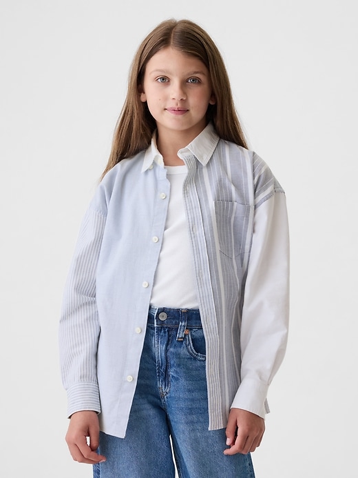 Image number 4 showing, Kids Oversized Oxford Shirt