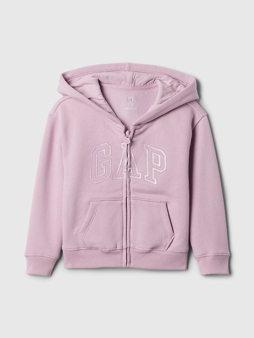 Image number 4 showing, babyGap Vintage Soft Metallic Gap Logo Hoodie