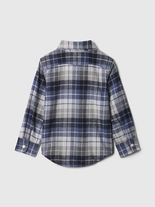 Image number 2 showing, babyGap Organic Cotton Flannel Shirt