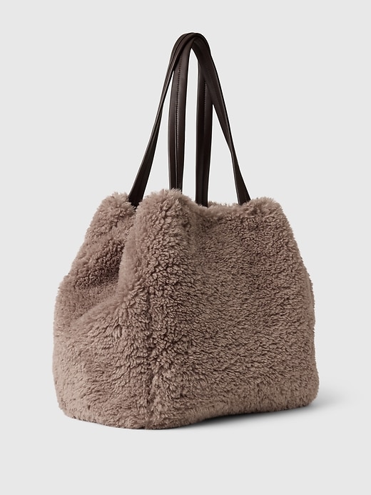 Image number 2 showing, Faux Fur Tote Bag