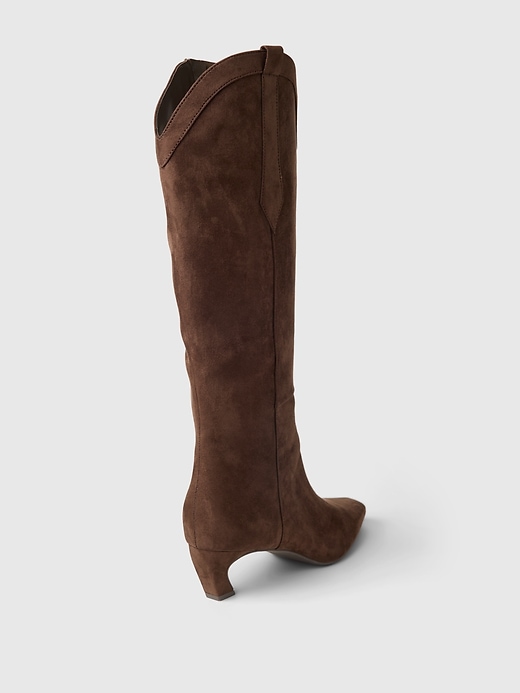 Image number 3 showing, Vegan Suede Boots