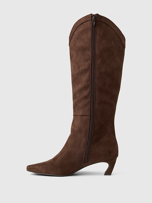 Image number 4 showing, Vegan Suede Boots