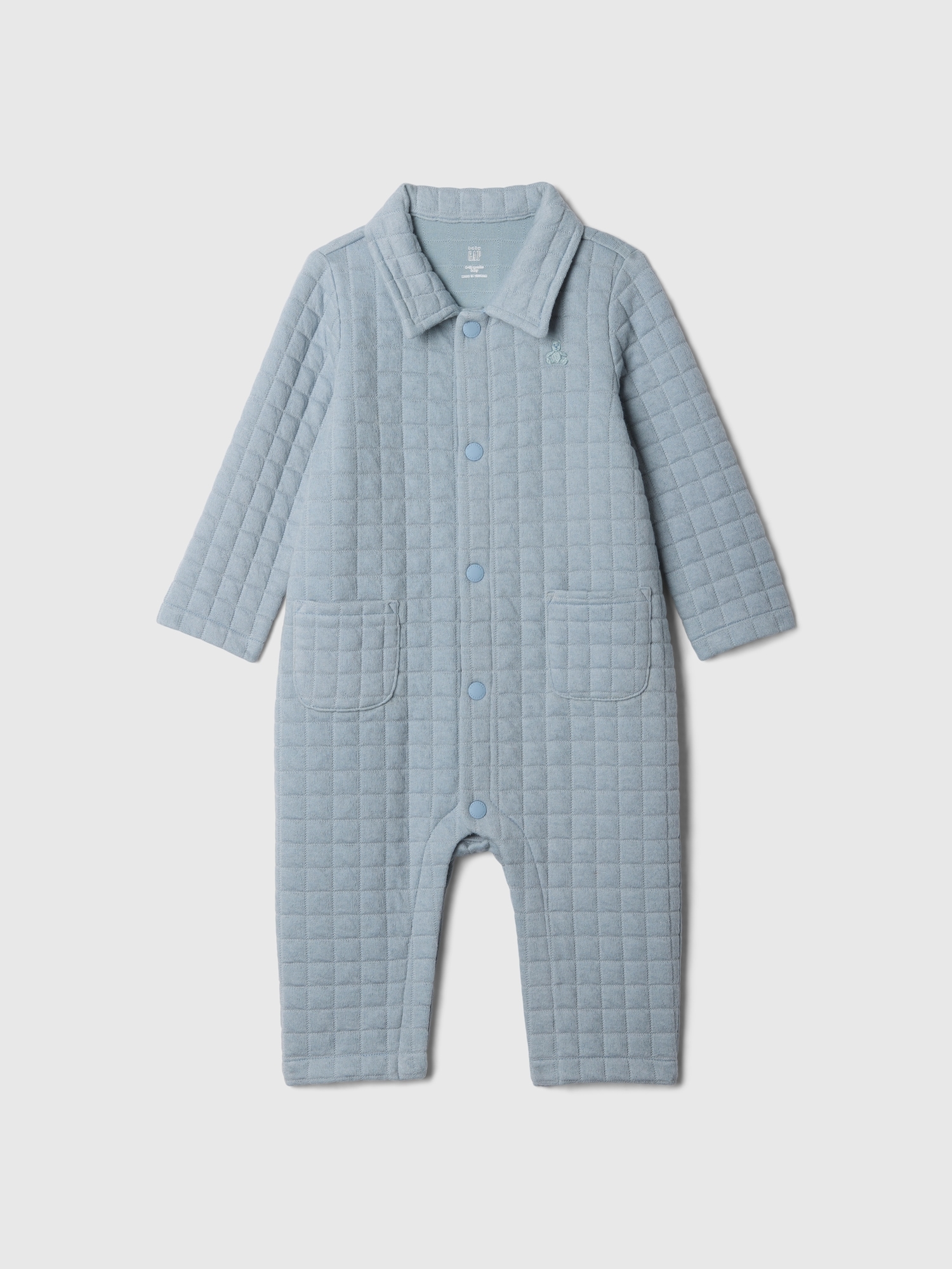 Baby Quilted Jacquard One-Piece