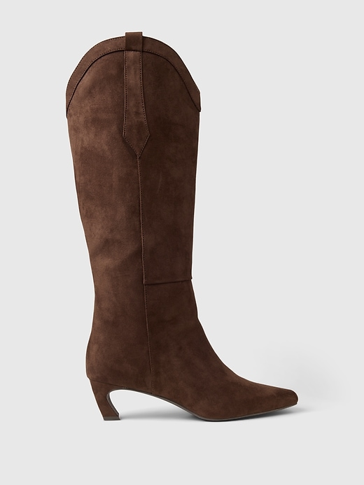 Image number 1 showing, Vegan Suede Boots