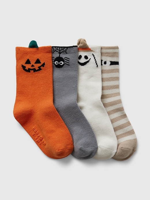 View large product image 1 of 1. babyGap Halloween Crew Socks (4-Pack)