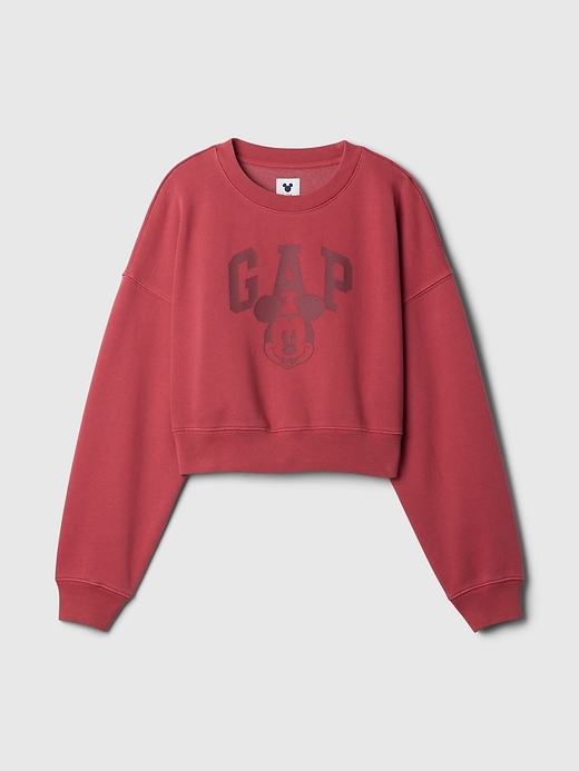 Image number 4 showing, Gap × Disney Mickey Mouse Cropped Logo Sweatshirt