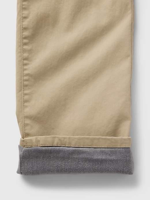 Image number 4 showing, Kids Lined Modern Loose Khakis