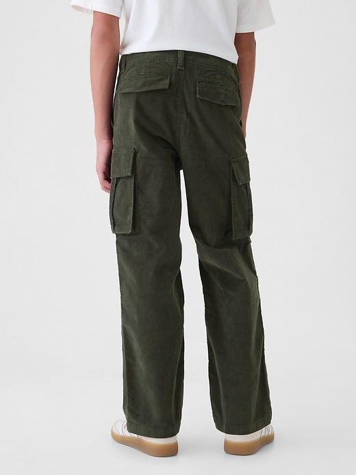 Image number 3 showing, Kids Corduroy Cargo Baggy Pants