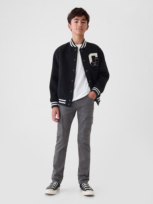 Image number 1 showing, Kids UltraSoft Slim Cargo Jeans