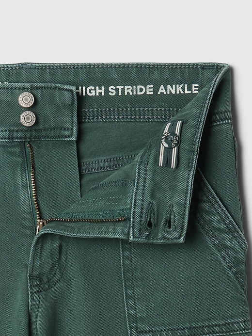 Image number 4 showing, Kids High Rise Stride Wide-Leg Ankle Jeans