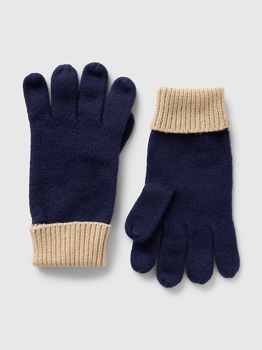 View large product image 1 of 1. Kids CashSoft Gloves