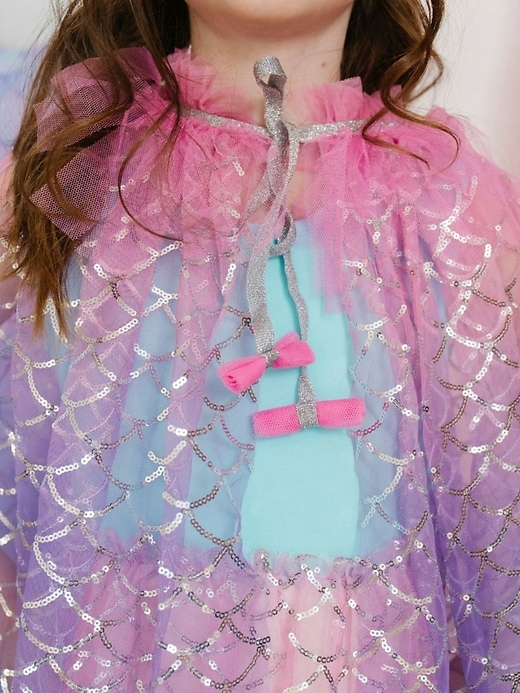 Image number 2 showing, Sweet Wink Sparkling Mermaid Cape