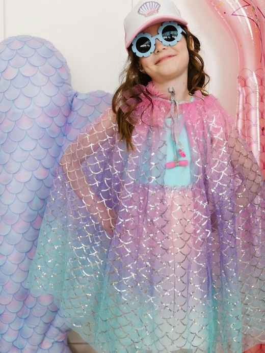 Image number 3 showing, Sweet Wink Sparkling Mermaid Cape