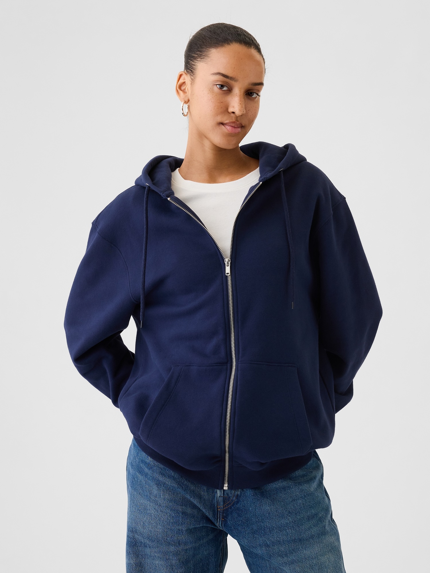 Vintage Soft Full-Zip Hoodie | Gap