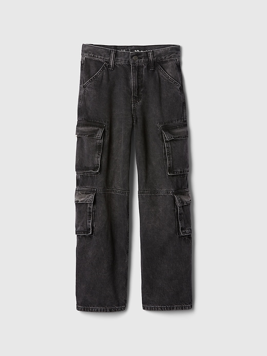 Image number 5 showing, Kids Double Cargo Baggy Jeans