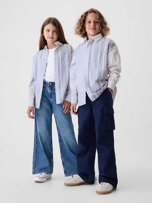 Image number 2 showing, Kids Oversized Oxford Shirt