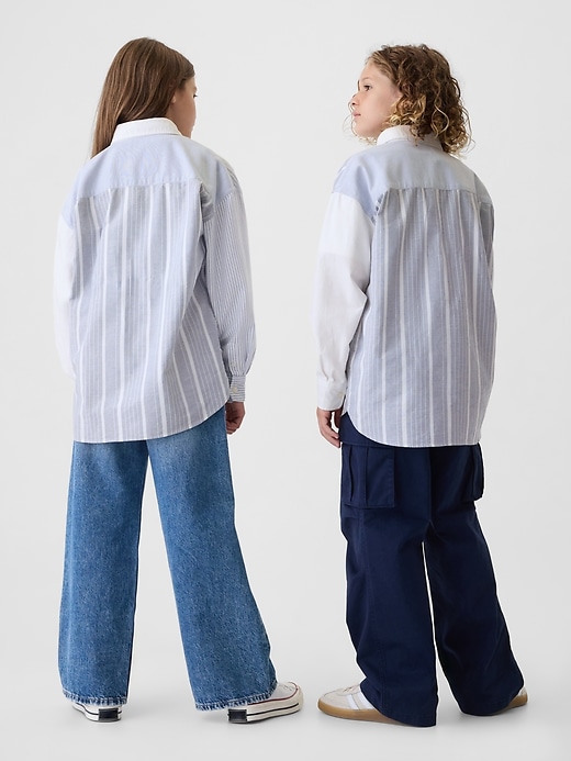 Image number 3 showing, Kids Oversized Oxford Shirt