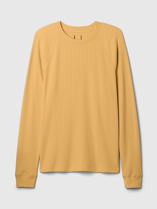 Image number 5 showing, Waffle-Knit Raglan T-Shirt